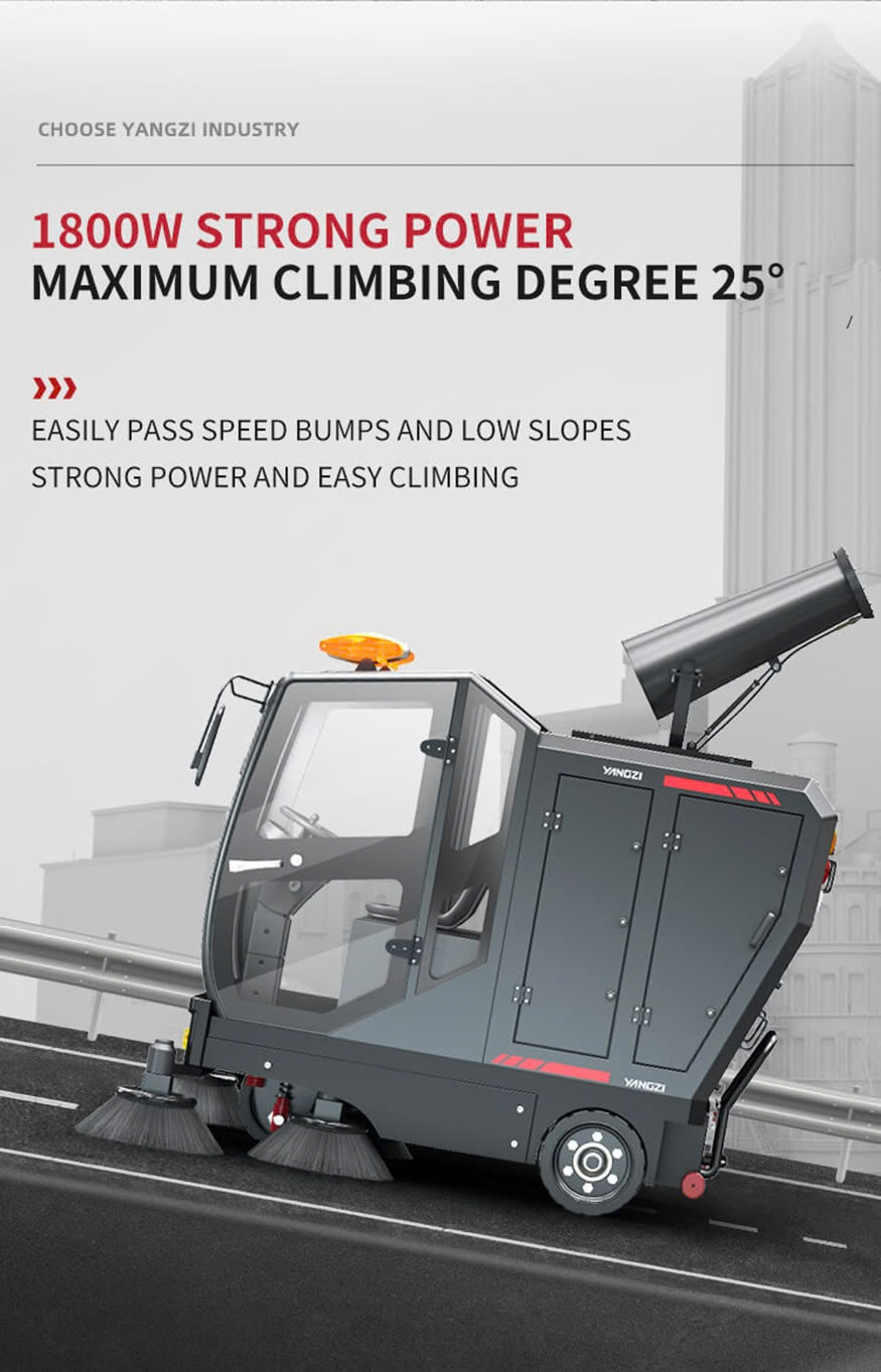 XE QUÉT RÁC SÚNG PHUN SƯƠNG YANGZI S15 - Ảnh 6